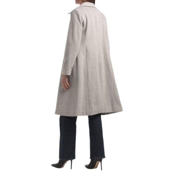 COLE HAAN Camel Wool Blend Maxi Coat - Picture 2 of 3